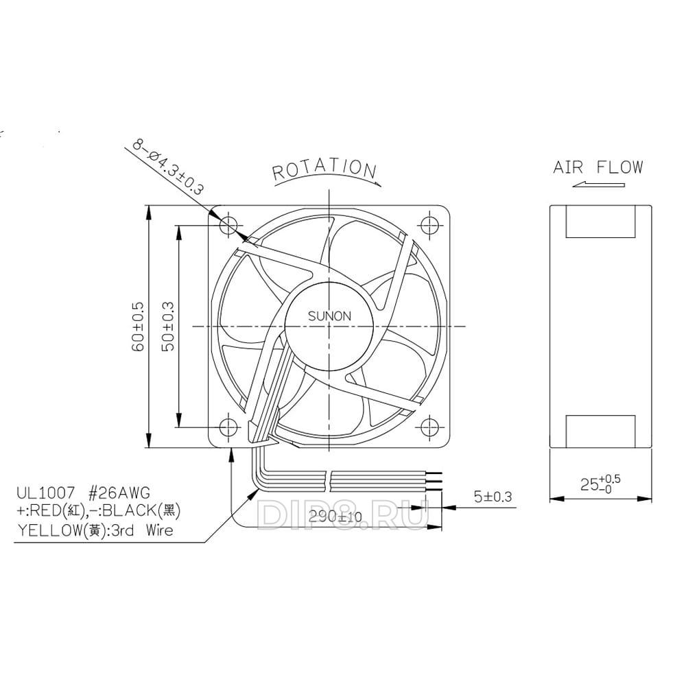 MF60251VX-1000U-G99 SUNON 