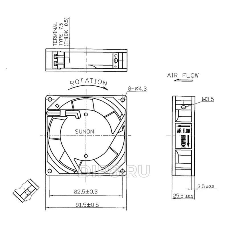 SF23092A 2092HBT.GN SUNON 