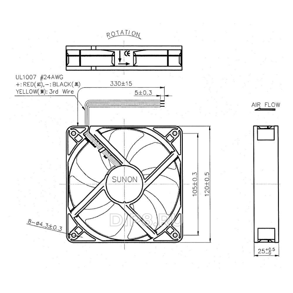 MEC0252V1-000U-G99 SUNON 