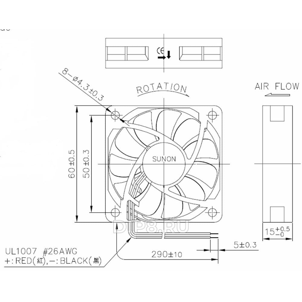 MF60152V1-1000U-A99 SUNON 