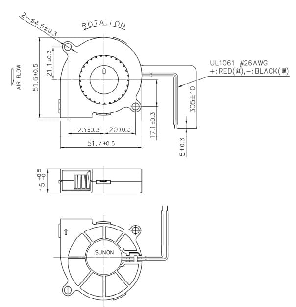 MF50151VX-B00U-A99 SUNON | Купить, цены, характеристики