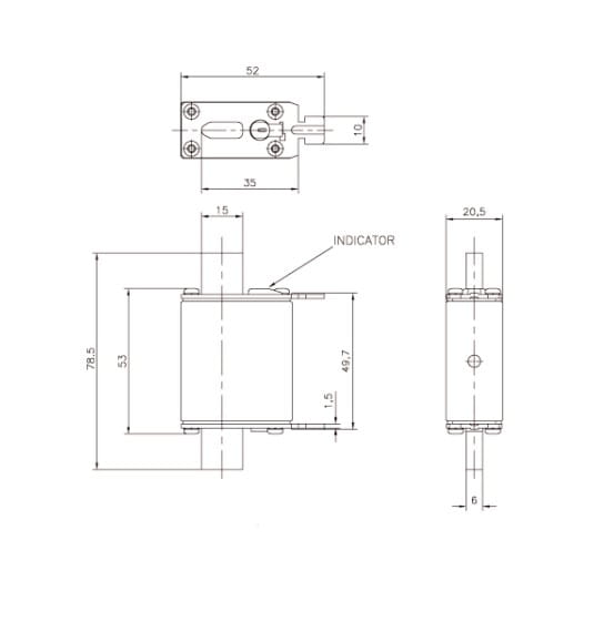 170M1568D BUSSMANN 