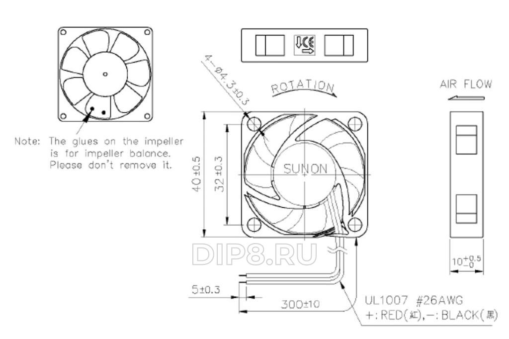 HA40101V4-1000U-A99 SUNON 