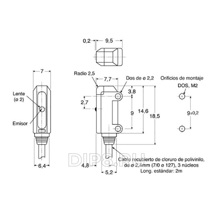 E3T-ST14 2M OMRON 