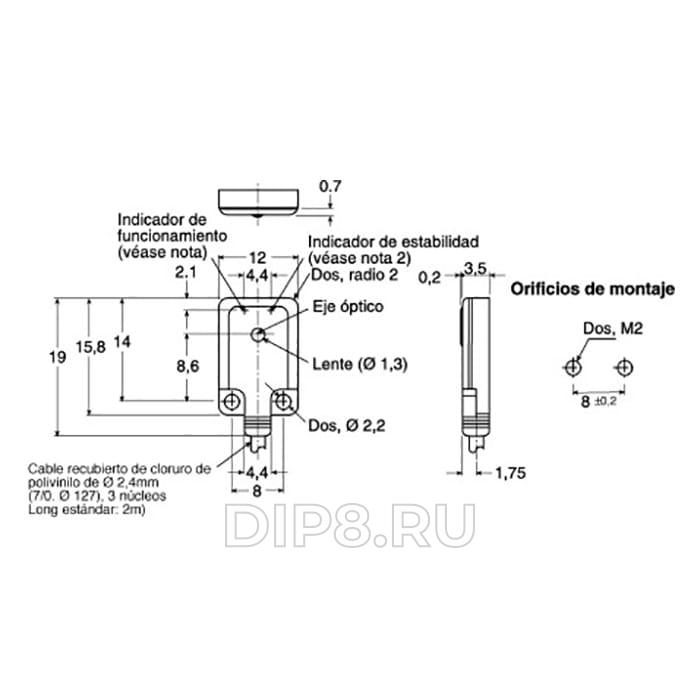 E3T-ST14 2M OMRON 