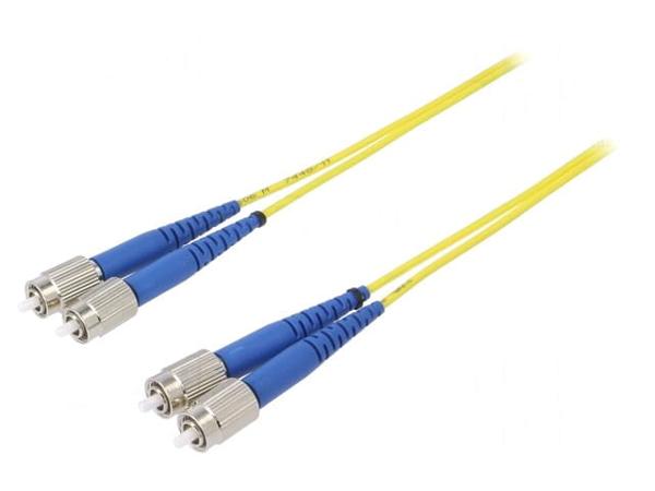 Optical Fiber Cable SM 9/125um. Fa-s00z-FC/FC-N/WH-SL. DX-D 40g.