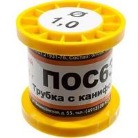Припой ПОС-63 трубка 1.0 катушка 100гр